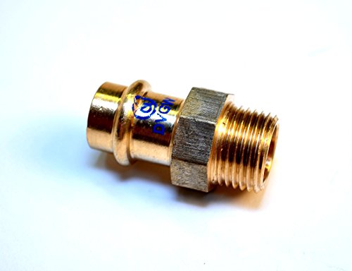 Rotguß Pressfitting Übergangsnippel mit Außengewinde 35 x 1 1/4" Rotguß Pressfitting Übergangsnippel mit Außengewinde 35 x 1 1/4" von B teurobrecher