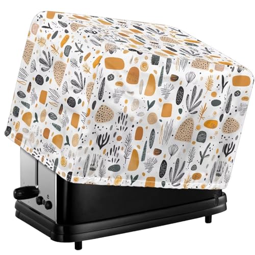 Tevecatos Boho-Toaster-Abdeckung mit abstraktem geometrischem Muster, mit Kordelzug, wasserdicht, Toaster-Ofentuch, Polyester-Stoff, Staubschutz für kleine Geräte, für Küche, Esszimmer, Heimdekoration Tevecatos Boho-Toaster-Abdeckung mit abstraktem geometrischem Muster, mit Kordelzug, wasserdicht, Toaster-Ofentuch, Polyester-Stoff, Staubschutz für kleine Geräte, für Küche, Esszimmer, Heimdekoration von Tevecatos