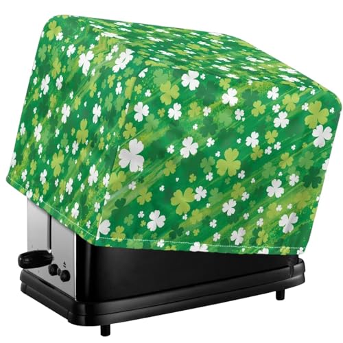 Tevecatos Toaster-Staubschutz für Toaster mit Graffiti-Kleeblatt-Druck, Universalgröße, wiederverwendbar, für Küchenzubehör, Dekoration, 4 Scheiben von Tevecatos