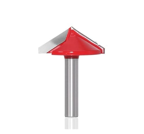 1/9 Stück 8 mm Schaft 60 90 120 150 Grad 3D-Fräser V-Fräser 3D-Fräser Computer-Gravur-Fräser Holzbearbeitungs-Fräser V-Fräser(Size:8X38X150Degree) von Teweakt
