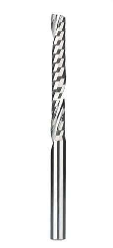 1 stück Einzelflöte Spiralschaftfräser Hartmetallfräser CNC Fräser Zylinderschaft Schaftfräser Holzschneider(6x17x50mm) von Teweakt
