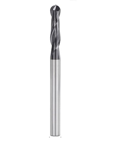 Hartmetall-Kugelkopf-CNC-Fräser, 1/8-Zoll-Schnittdurchmesser, Fräser HRC55, 1/8-Zoll-Schaft, UpCut-Spiralfräser(R1.58x12.7x3.175x40) von Teweakt