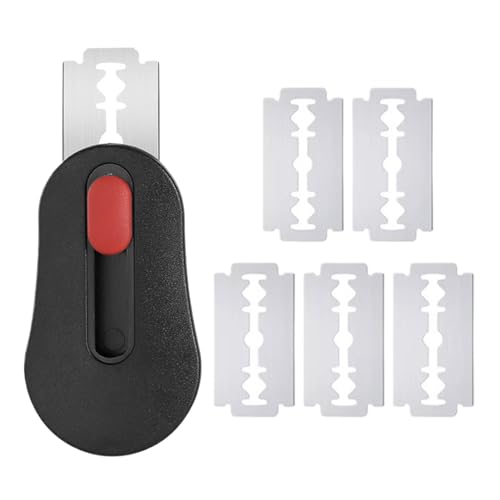 Bäckermesser Set 7x4cm Teigmesser Brotmesser Mit 5 Rasierklingen Baguettemesser Brotbackmesser Brot Scoring Cutter Brot Lahm Scoring Tool Teigritzmesser Brot Backen Zubehör von Tewzafiya