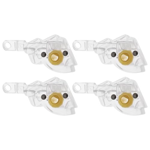 Blind Tilt Mechanismus, blinde Teile Tilter | 4x Horizontaler Stellsteuerersatz Teile Reparatur Kit,Fenster Neigungsmechanismus niedriger Profil für -Hakenaufnahme von Tewzafiya