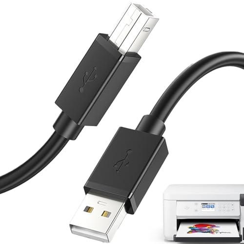 Drucker USB Kabel | USB A Stecker auf B Kabel,2,0 USB A auf B Kabel Für Drucker Computer Laptop Monitor Tastatur Drucker USB Kabel | USB A Stecker auf B Kabel,2,0 USB A auf B Kabel Für Drucker Computer Laptop Monitor Tastatur von Tewzafiya
