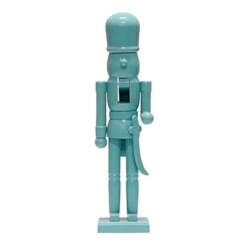 Tewzafiya Einfarbige Nussknacker-Mittelstücke, Nussknacker-Weihnachtsdekorationen,Weihnachts-Nussknacker-Statue - Minimalistischer, traditioneller Nussknacker aus für Zuhause, Wohnzimmer, Bücherregal von Tewzafiya