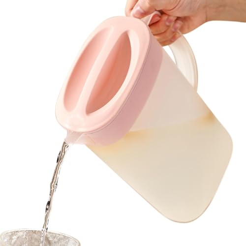 Eisgetränkebehälter, Krug für Kühlschranktür | 2500 ml Teewasserbehälter Limonadenkrug - Kühlschrankkrug mit großem Fassungsvermögen für Sojamilch, Kaffee, Saft von Tewzafiya