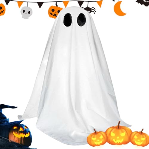 Halloween Deko,Gruselige -Deko Mit Lichterkette Und Batteriebetrieb | Halloween-Dekoration Für Balkon Fensterbank Vorgarten Kamin Bücherregal Partydekoration von Tewzafiya