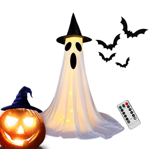 Halloween Geist Deko Für Außenbereich,LED Leuchtende Für Draußen - Große Horrordekoration Für Rasen Friedhof Gruselhaus Halloween Geist Deko Für Außenbereich,LED Leuchtende Für Draußen - Große Horrordekoration Für Rasen Friedhof Gruselhaus von Tewzafiya