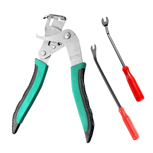 Kfz-Clip-Zange - Automontage Clip Entferner Werkzeug | Mit 15cm Und 20cm Abreißheber Kfz-Reparatur Zubehör Für Werkstatt Anfänger Profis von Tewzafiya