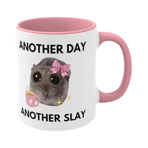 Sad Hamster Meme Lustige Tassen | Tasse Mit Aufschrift Trauriger Hamster | Hamsti Lustige Tassen | Trauriger Hamster Mug | Keramik Hamsti Meme Tasse | Kaffee Tee Milch Tasse | Keramik Bowtie Tasse von Tewzafiya