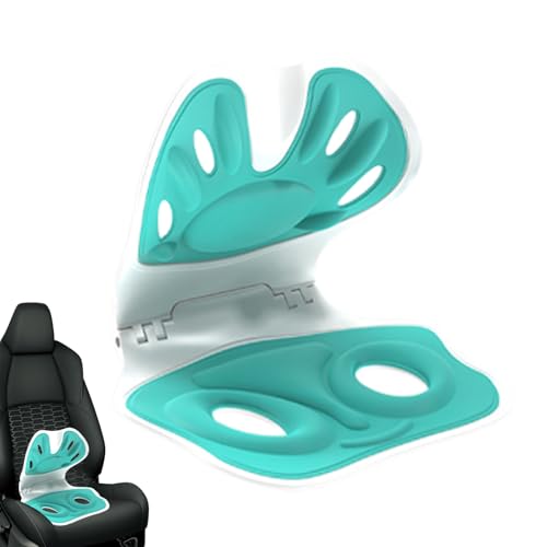 Tewzafiya Rückenbetreuung Sitz, Sitzbetreuung | Ergonomic Back Support Chair,Faltbarer Sitzpad für Kinder Teenager Officework Hausaufgaben von Tewzafiya