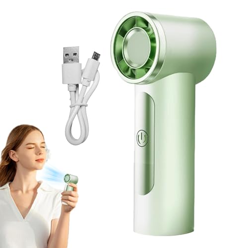 Tewzafiya Tragbarer Kühlventilator, Wiederaufladbarer Reiseventilator Mit Kräftigem Wind, Stilvolles Leises Gerät Für Unterwegs, Sport Und Spaziergänge von Tewzafiya