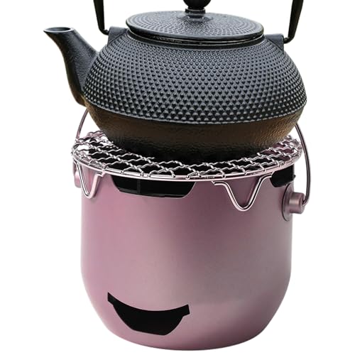 Tischgrill Mit Holzkohle | Barbecue Grill mit Grillrost und Tragegriff,Stahl Grillzubehör Für Camping Garten Reisen Kochen Tischgrill Mit Holzkohle | Barbecue Grill mit Grillrost und Tragegriff,Stahl Grillzubehör Für Camping Garten Reisen Kochen von Tewzafiya