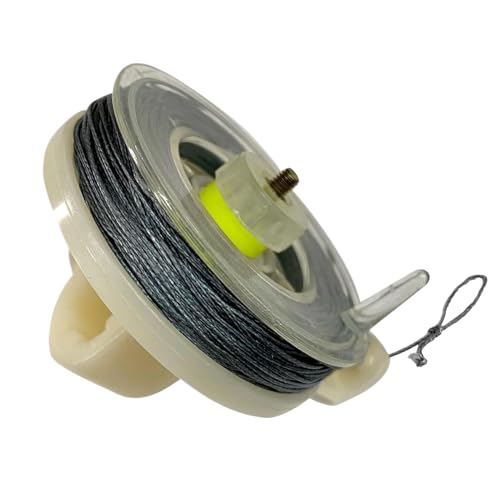 Trip Wire Für Alarmanlage - 25 Meter Perimeter-Sicherungsleine Mit Wiederverwendbarer Spule | Hochfester Frühwarn-Schnur-System Für Camping Outdoor Abenteuer Survival Training Camping von Tewzafiya