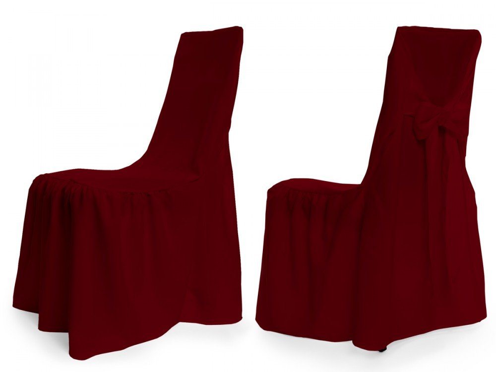 Stuhlhusse Universal Modell: Stuhlhusse WIEN, Stuhlbezug, Sitzbezug, TexDeko, blickdicht, pflegeleicht & wiederverwendbar von TexDeko
