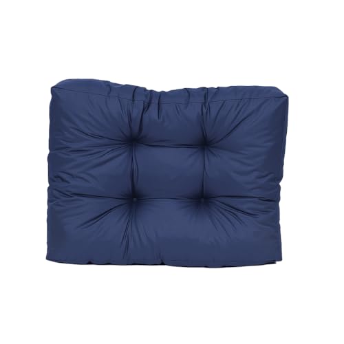 TexDeko® Garden halbes Palettenkissen 60x80x18cm wasserabweisend UV - beständig Premium Sitzkissen gesteppt Palettenauflage für Europaletten Palettenmöbel Palettenpolster (Blau) von TexDeko