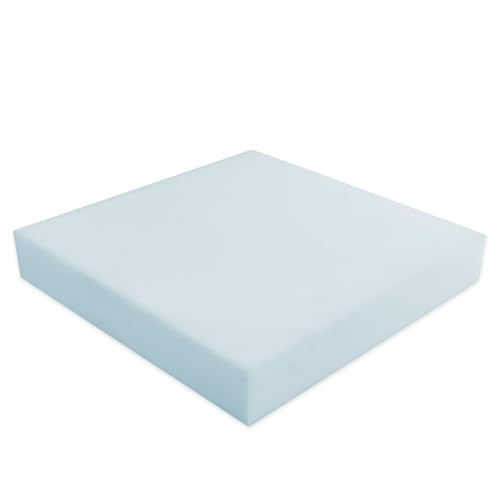 TexDeko® Schaumstoff Zuschnitt nach Maß Polster Härtegrad RG35/42 (Mittelfest/Fest) - Schaumstoffplatte Sitzpolster Maßanfertigung (12cm Polsterhöhe) von TexDeko