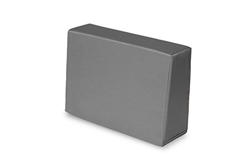 TexDeko® BEZUG (ohne Füllung) für Seitenkissen 60x43x20/15 cm wasserabweisend waschbar In- & Outdoor Made in EU (Grau) von TexDeko