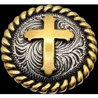 1 "Rosenkanten-Blumenkreuz-Schrauben-Zurück Concho von TexHAs