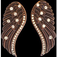 1 "x 6-5/8" Kupfer Flügel Screw-Back Conchos 1 "x 6-5/8" Kupfer Flügel Screw-Back Conchos von TexHAs