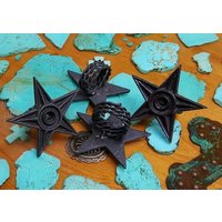 4 Serviettenringe Aus Gusseisen in Sternform | 4Er Set 4 Serviettenringe Aus Gusseisen in Sternform | 4Er Set von TexHAs