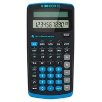 TEXAS INSTRUMENTS TI-30 ECO RS Wissenschaftlicher Taschenrechner schwarz/blau von Texas Instruments