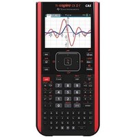 TEXAS INSTRUMENTS TI-Nspire CX II-T CAS Grafikrechner schwarz/rot von Texas Instruments