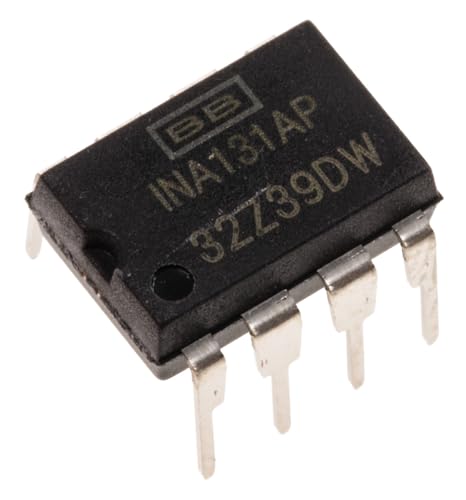 Texas Instruments Instrumentenverstarker INA131AP, Offset 0.125mV 12 V, 15 V, 18 V, 24 V, 28 V, 5 V, 9 V, CMRR 106dB, PDIP 8-Pin von Texas Instruments