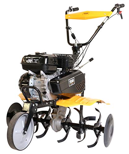 TEXAS Gartenfräse FX815TG Motorhacke Bodenhacke Bodenfräse Rasenfräse Pflug Benzin mit Antrieb | 36-85cm | 212cm³ | 4 Takt | 4000W | 5,5PS | 2xVorwärtsgang +1xRückwärtsgang | 30cm Arbeitstiefe von Texas