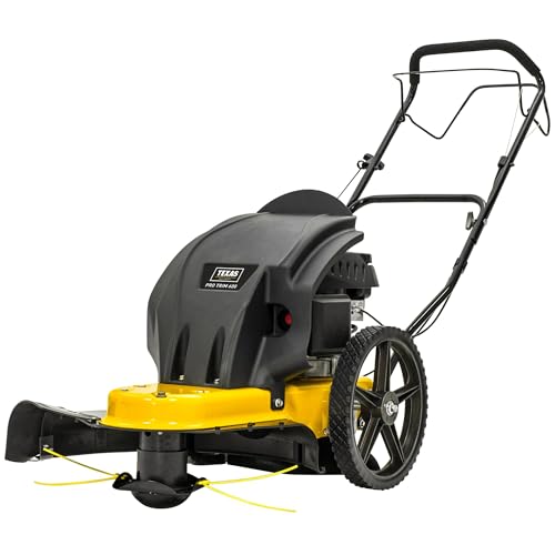 Texas Wiesenmäher Hochgrasmäher Kreiselmäher Motorsense Rasenmäher Rasentrimmer Benzin Pro Trim 600 | 173cm³ | 4-Takt | 4PS | 60cm Arbeitsbreite | 45-90 cm Schnitthöhe von Texas