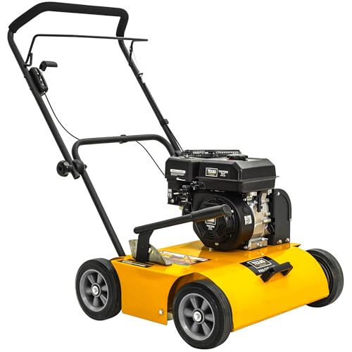 TEXAS Profi Rasen Vertikutierer Rasenlüfter Garten Benzin Pro Cut 460TG | 212ccm | 5,7PS | 4-Takt | 46 cm Arbeitsbreite | 4200 Watt | 48 Messer | Profigerät; für eine gewerbliche Nutzung geeignet von Texas