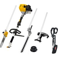Texas Benzin-Freischneider "Komi-Gerät BCU43M", (Set, 6 St.), 4-in-1 Multifunktionsgerät – schneiden, trimmen, sägen und pflegen von Texas
