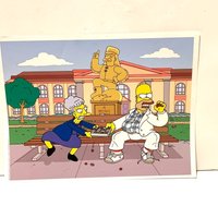 Homer Agnes Skinner Jebediah Springfield Chocolate The Simpsons Poster 10, 5 X 14 Matt Groening Forrest Gump Life Is Like A Box Of Chocolates von TexasGalTreasures