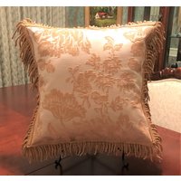 Spielraum Der Goldene Chenille-Kissenbezug Mit Fransen - 50 X cm Handgefertigt in Den Usa von TexasTopazByDeborah