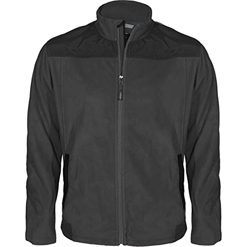 Texstar FJ46 Herren Stretch Fleece Jacke, Größe M, Grau von Texstar