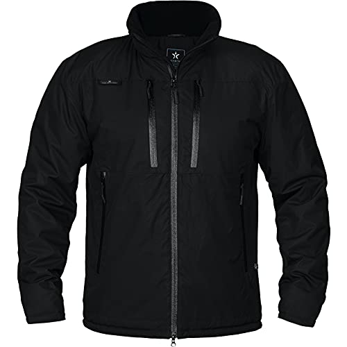 Texstar FJ64 Unisex Winter Jacke, Größe 2XL, Schwarz von Texstar