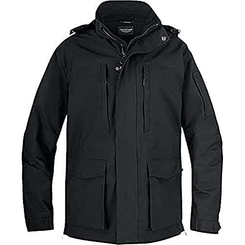 Texstar FJ67 Unisex Lange Jacke, Größe 5XL, Schwarz von Texstar