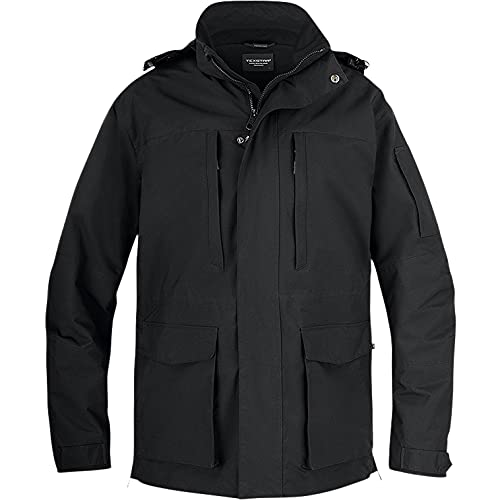 Texstar FJ67 Unisex Lange Jacke, Größe S, Schwarz von Texstar