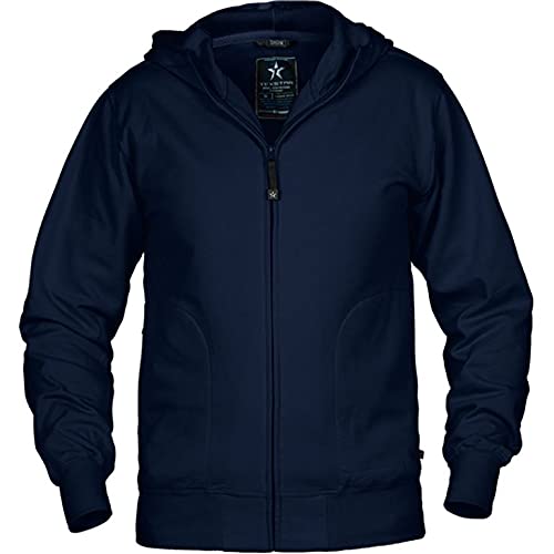 Texstar HC03 Herren Kapuze Cardigan, Größe M, Marine von Texstar