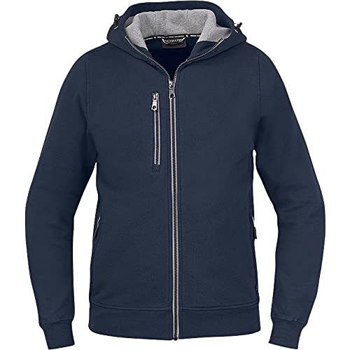 Texstar HC09 Herren Kapuze Cardigan mit Gemütlichen Kragen, Größe XS, Marine von Texstar