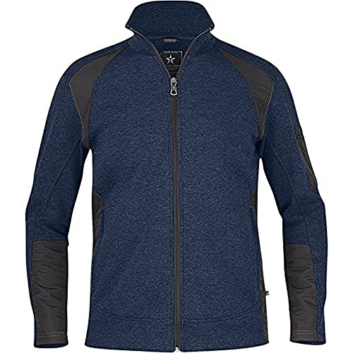 Texstar SW09 Herren Crew Cardigan, Größe 2XL, Marine von Texstar