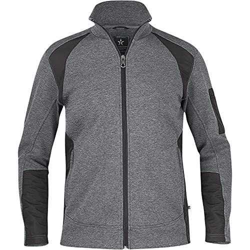 Texstar SW09 Herren Crew Cardigan, Größe 4XL, Anthrazit von Texstar