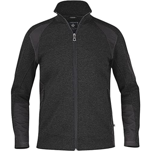 Texstar SW09 Herren Crew Cardigan, Größe 4XL, Schwarz von Texstar