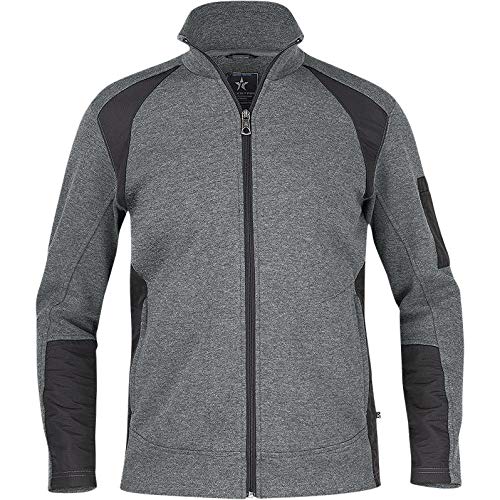 Texstar SW09 Herren Crew Cardigan, Größe S, Anthrazit von Texstar