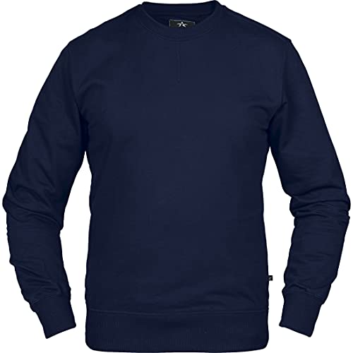 Texstar SW13 Unisex Crew Sweatshirt, Größe 4XL, Marine von Texstar