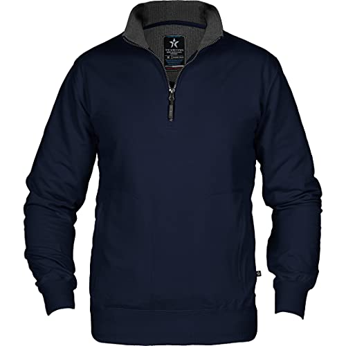 Texstar SW14 Unisex Crew T-Ausschnitt Sweatshirt, Größe 4XL, Marine von Texstar