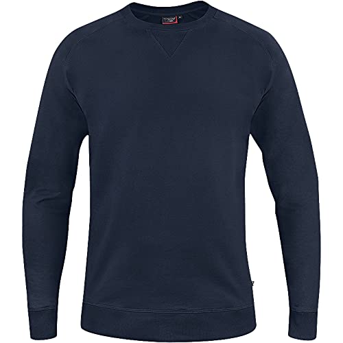 Texstar SW17 Unisex Crew Ausschnitt Sweatshirt, Größe 3XL, Marine von Texstar