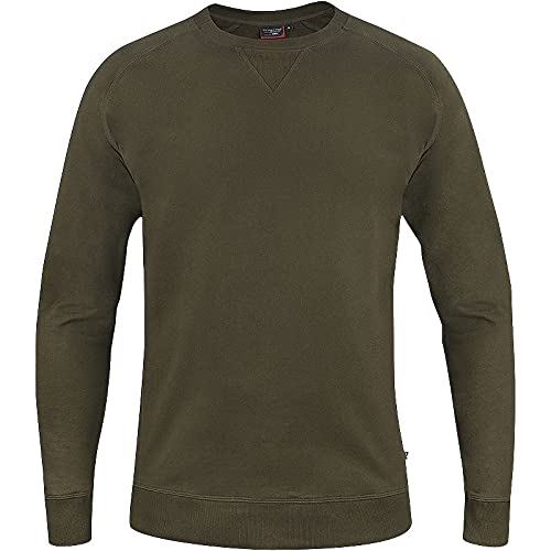 Texstar SW17 Unisex Crew Ausschnitt Sweatshirt, Größe 4XL, Grün von Texstar