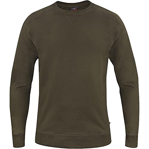 Texstar SW17 Unisex Crew Ausschnitt Sweatshirt, Größe L, Grün von Texstar